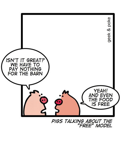 Geek & Poke comic: freemium